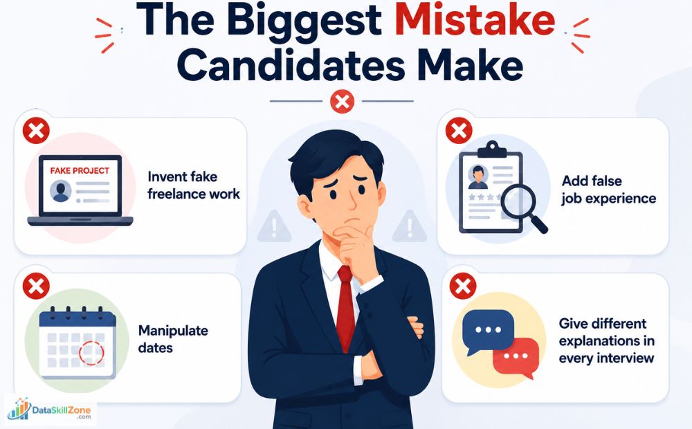 biggest mistakes candidates make while explaining career gaps